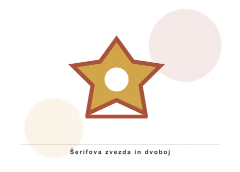 Wanted Dead or a Wild igralni avtomat: Šerifova zvezda in dvoboj